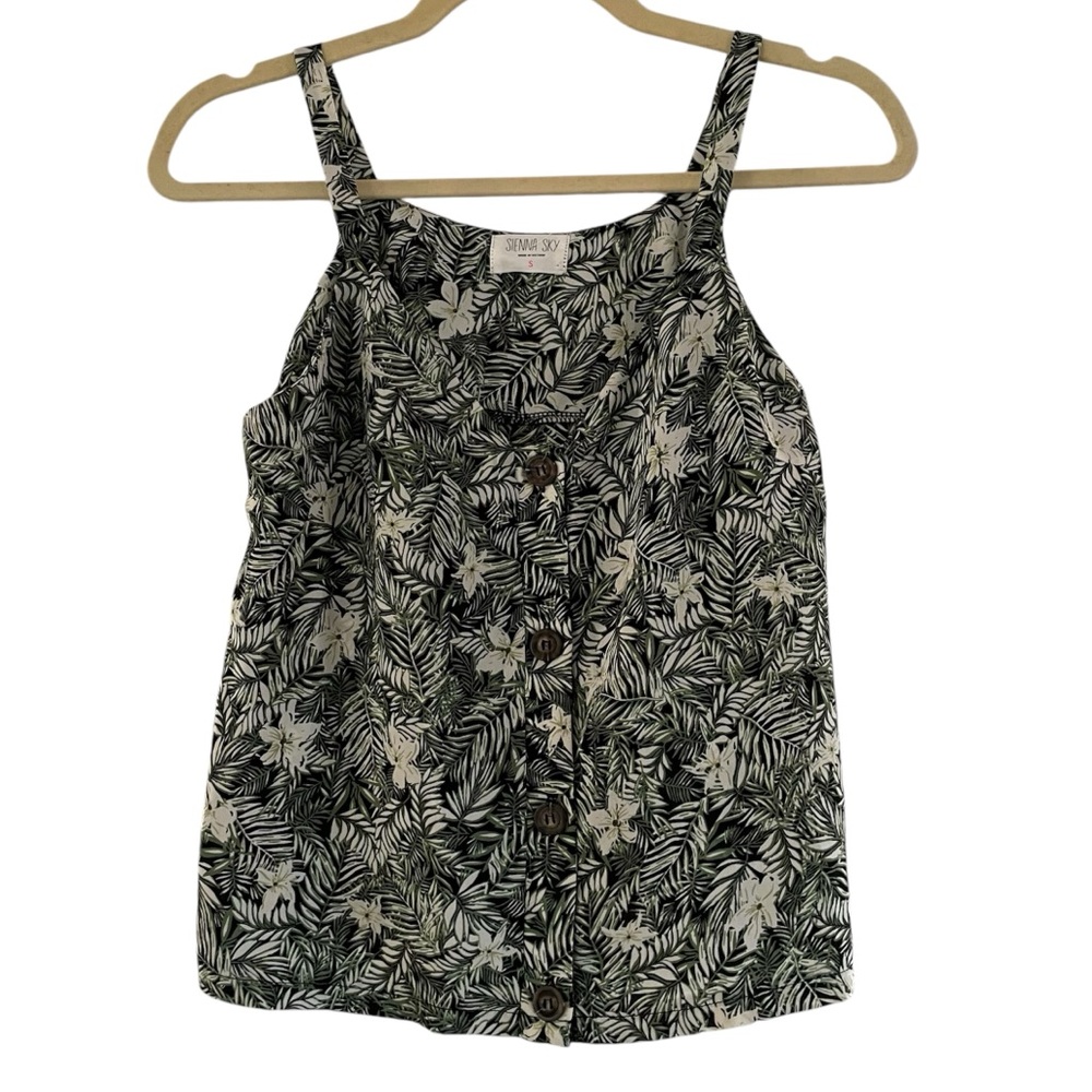 Floral Tank Top Blouse